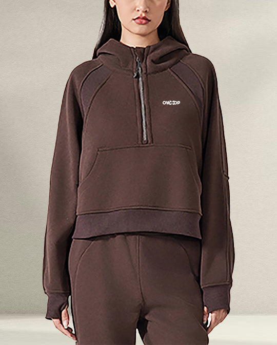 Semi Zip Hoodie