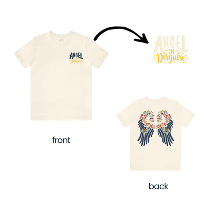 Angel in Disguise 2-Sided Unisex T-Shirt | Unique Design - Branch and Stick Branch and Stick