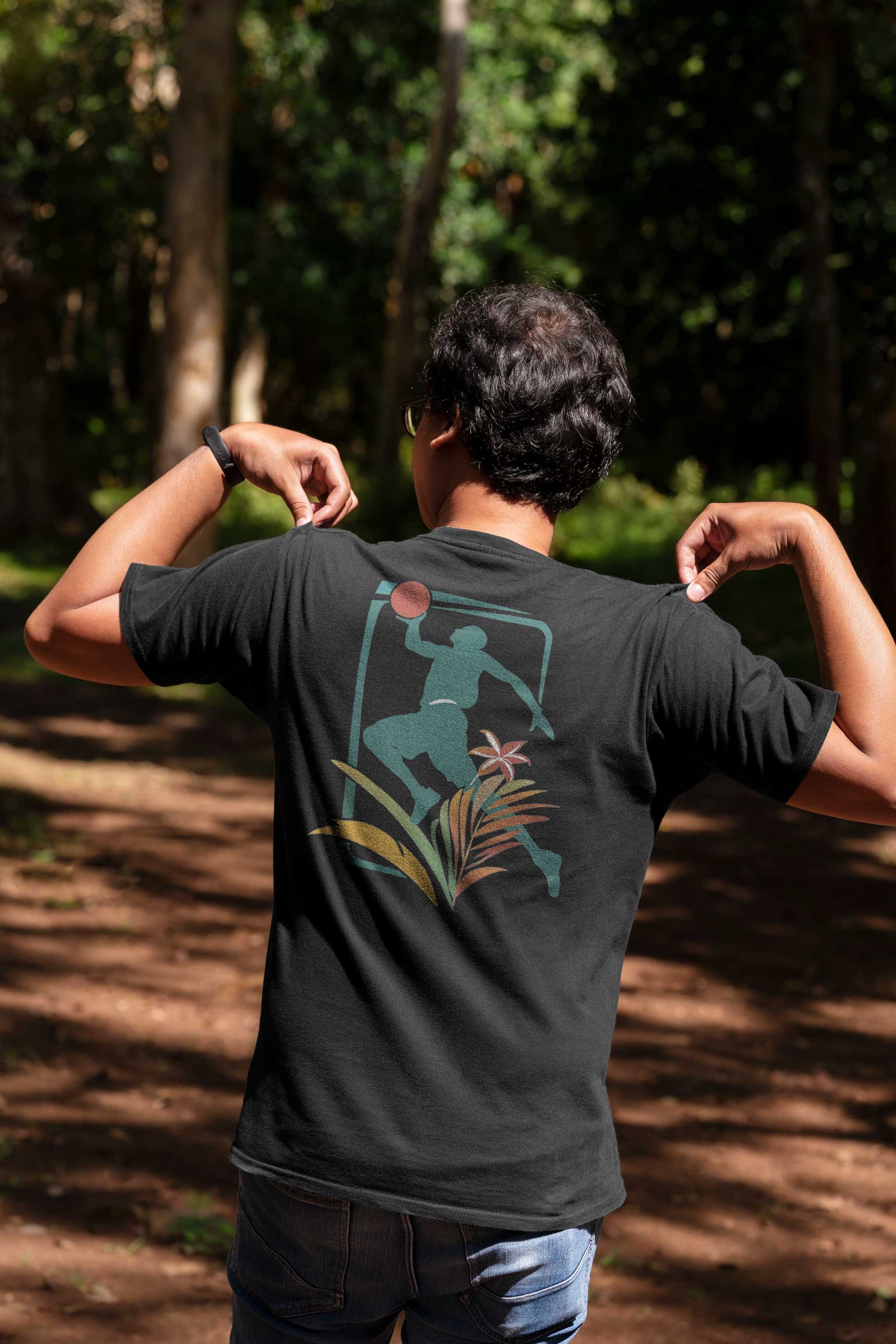 Basketball Inspired Player T-Shirt | Unique Design - Branch and Stick Branch and Stick