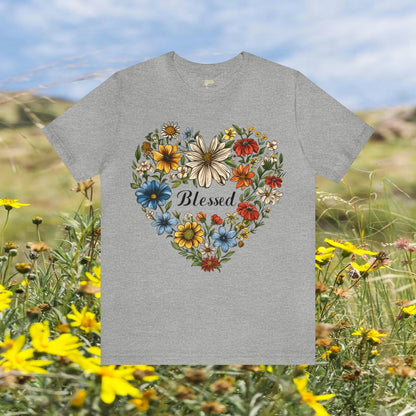 Blessed Heart Classic Unisex Tee | Your Everyday Favorite Branch and Stick