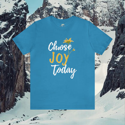 Choose Joy Today Wildflower T-Shirt | Minimalistic Elegance - Branch and Stick Branch and Stick