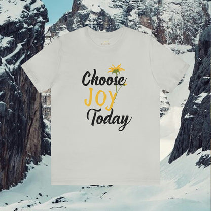 Choose Joy Today Wildflower T-Shirt | Minimalistic Elegance - Branch and Stick Branch and Stick