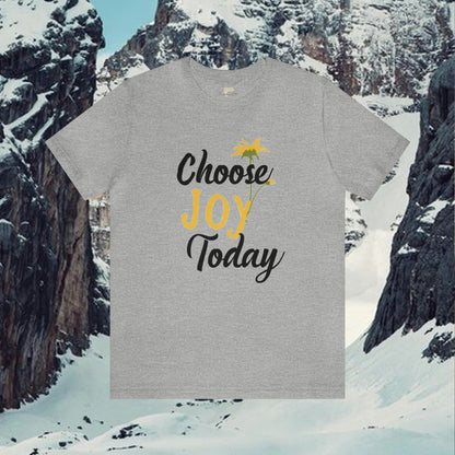 Choose Joy Today Wildflower T-Shirt | Minimalistic Elegance - Branch and Stick Branch and Stick