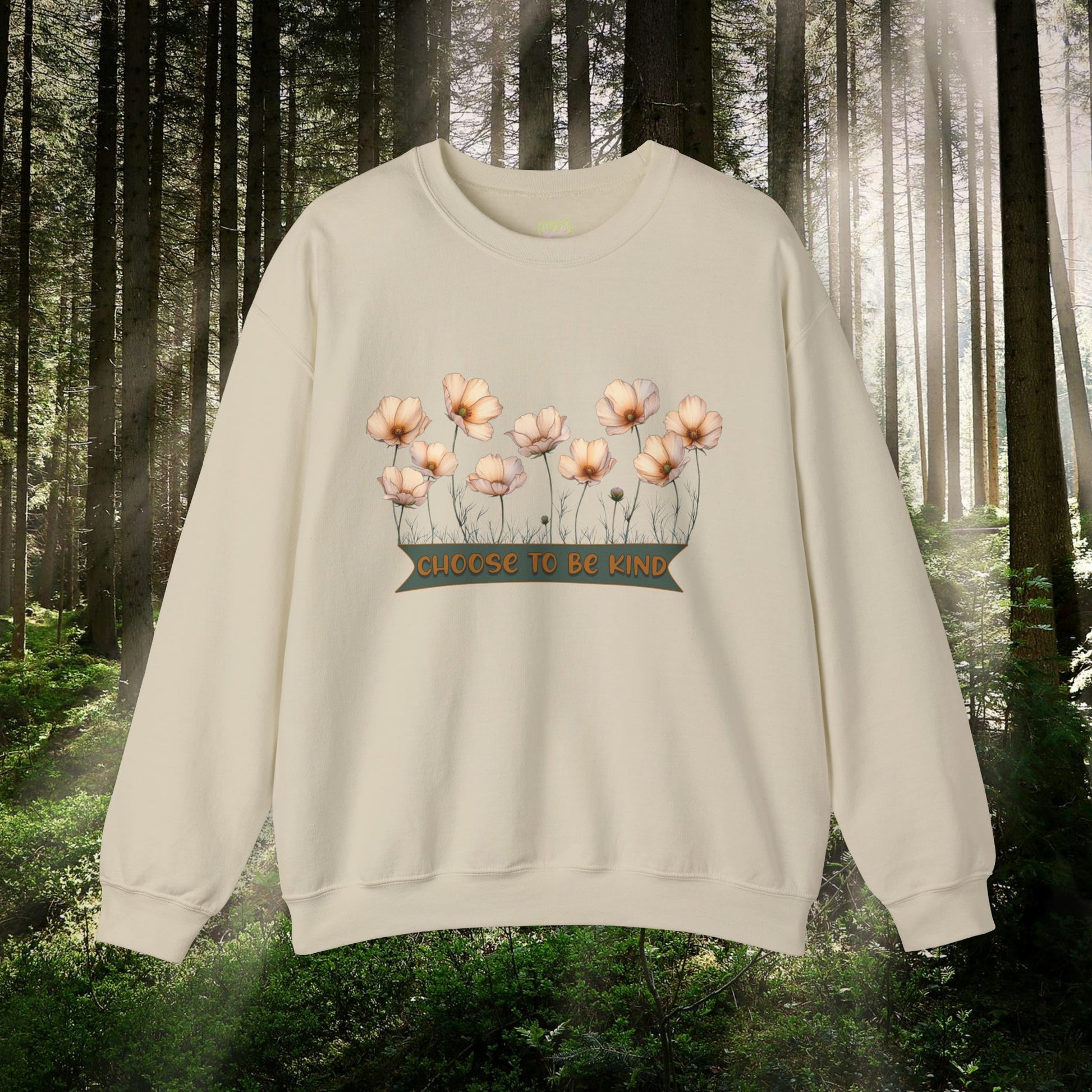 Choose to be Kind Wildflower Crewneck Sweatshirt | Branch and Stick Branch and Stick