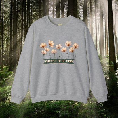 Choose to be Kind Wildflower Crewneck Sweatshirt | Branch and Stick Branch and Stick