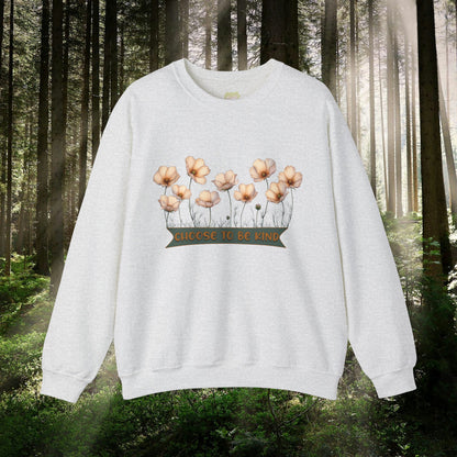 Choose to be Kind Wildflower Crewneck Sweatshirt | Branch and Stick Branch and Stick