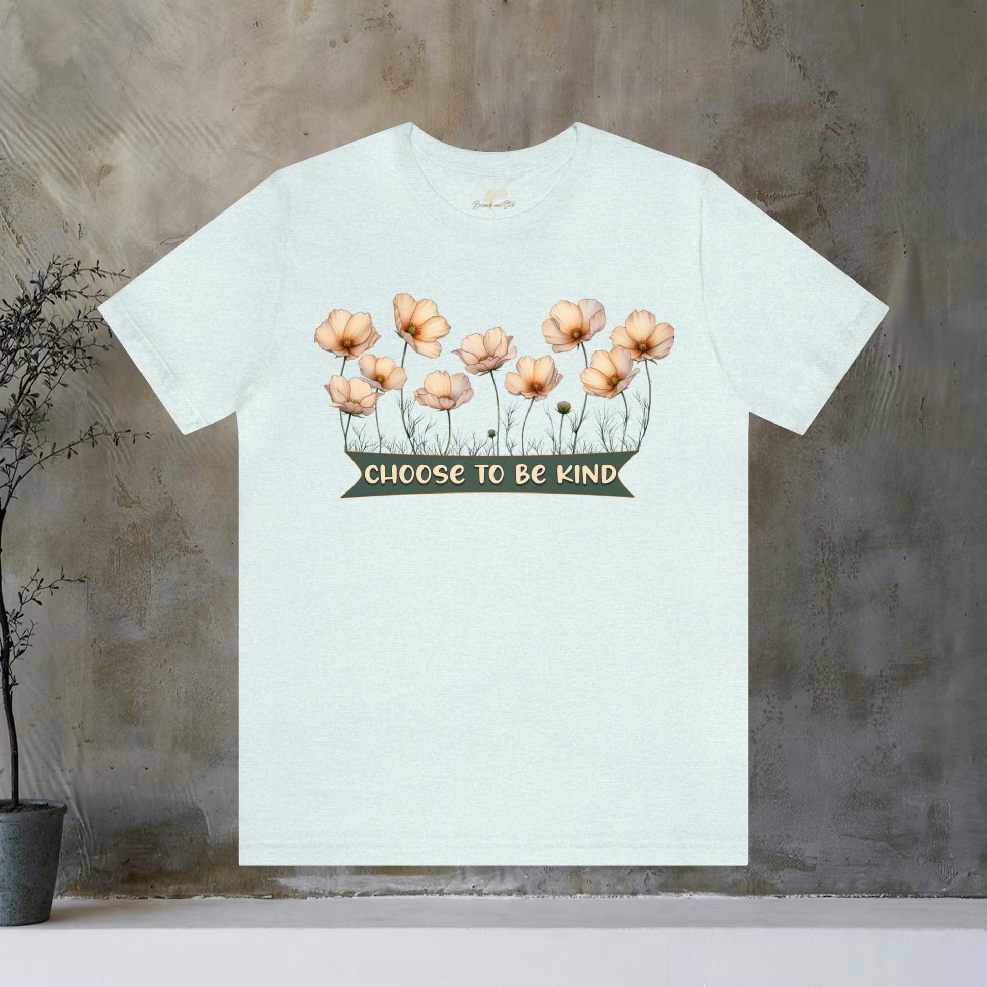 Choose to be Kind Wildflower T-Shirt | Branch and Stick Branch and Stick