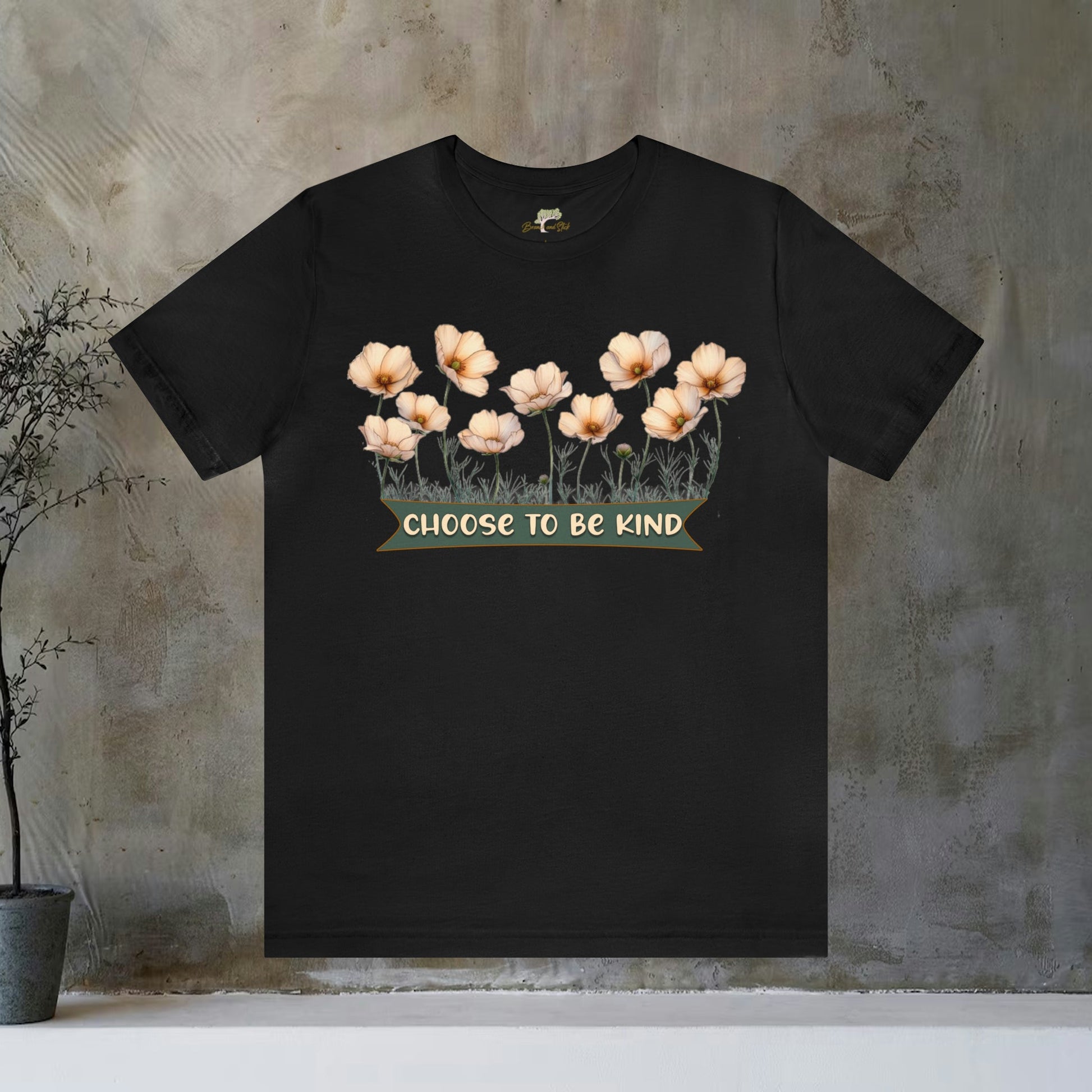 Choose to be Kind Wildflower T-Shirt | Branch and Stick Branch and Stick