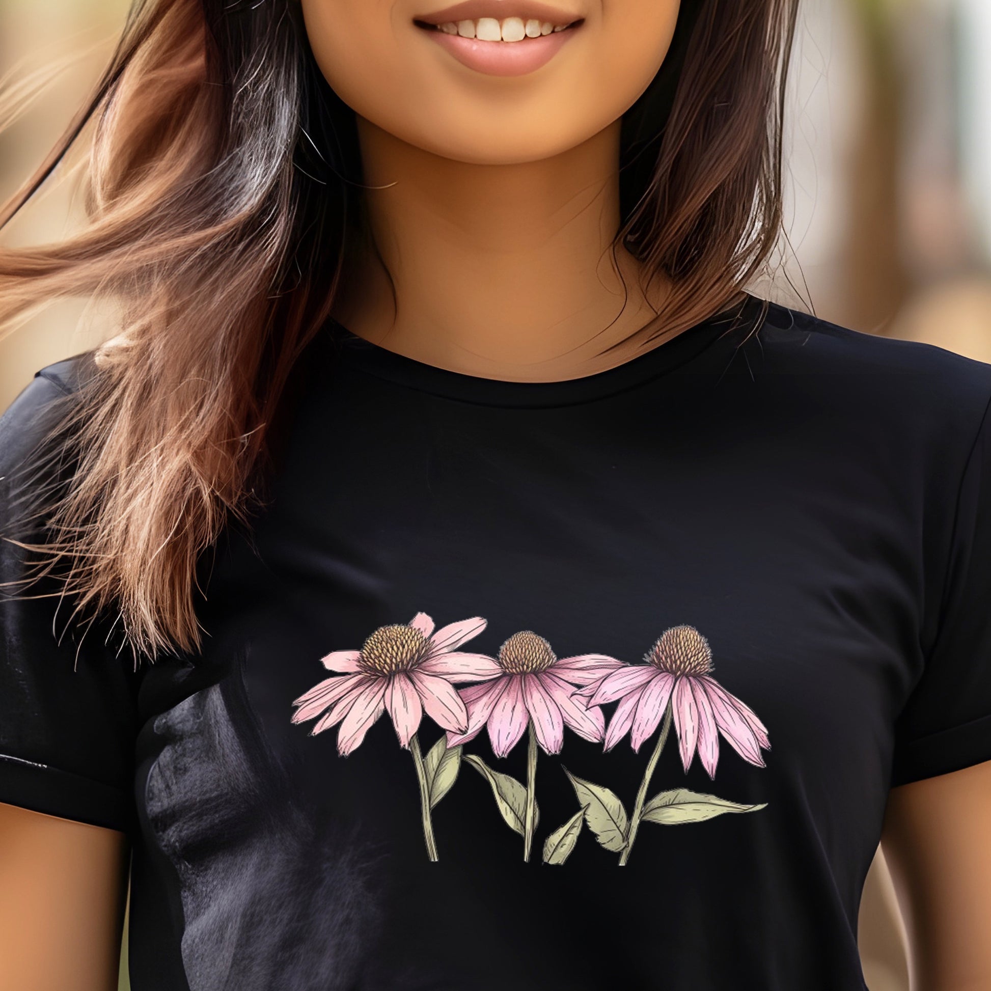 Coneflower Wildflowers T-Shirt | Branch and Stick Branch and Stick