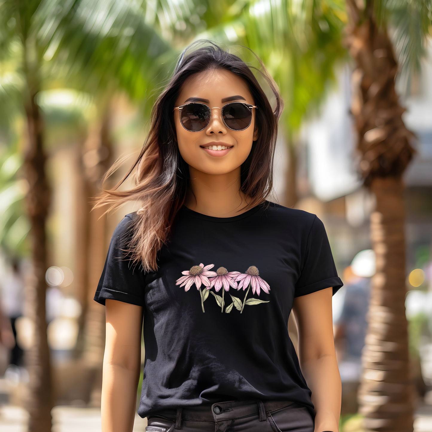 Coneflower Wildflowers T-Shirt | Branch and Stick Branch and Stick