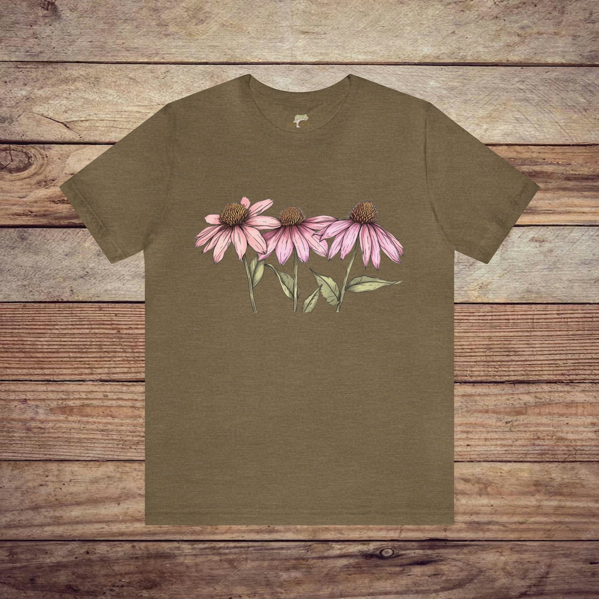 Coneflower Wildflowers T-Shirt | Branch and Stick Branch and Stick