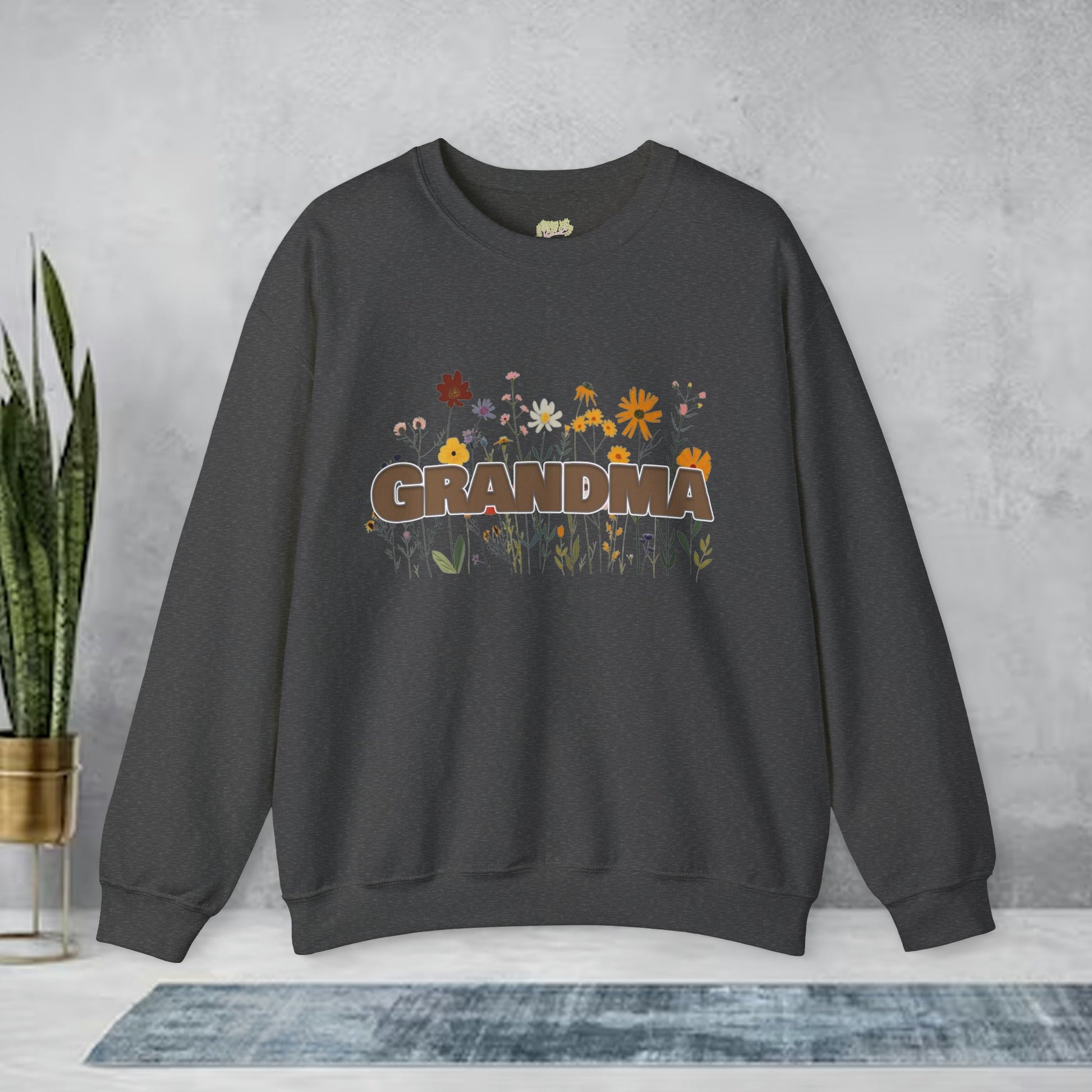 Grandma Wildflower Design Crewneck Sweatshirt | Branch and Stick Branch and Stick