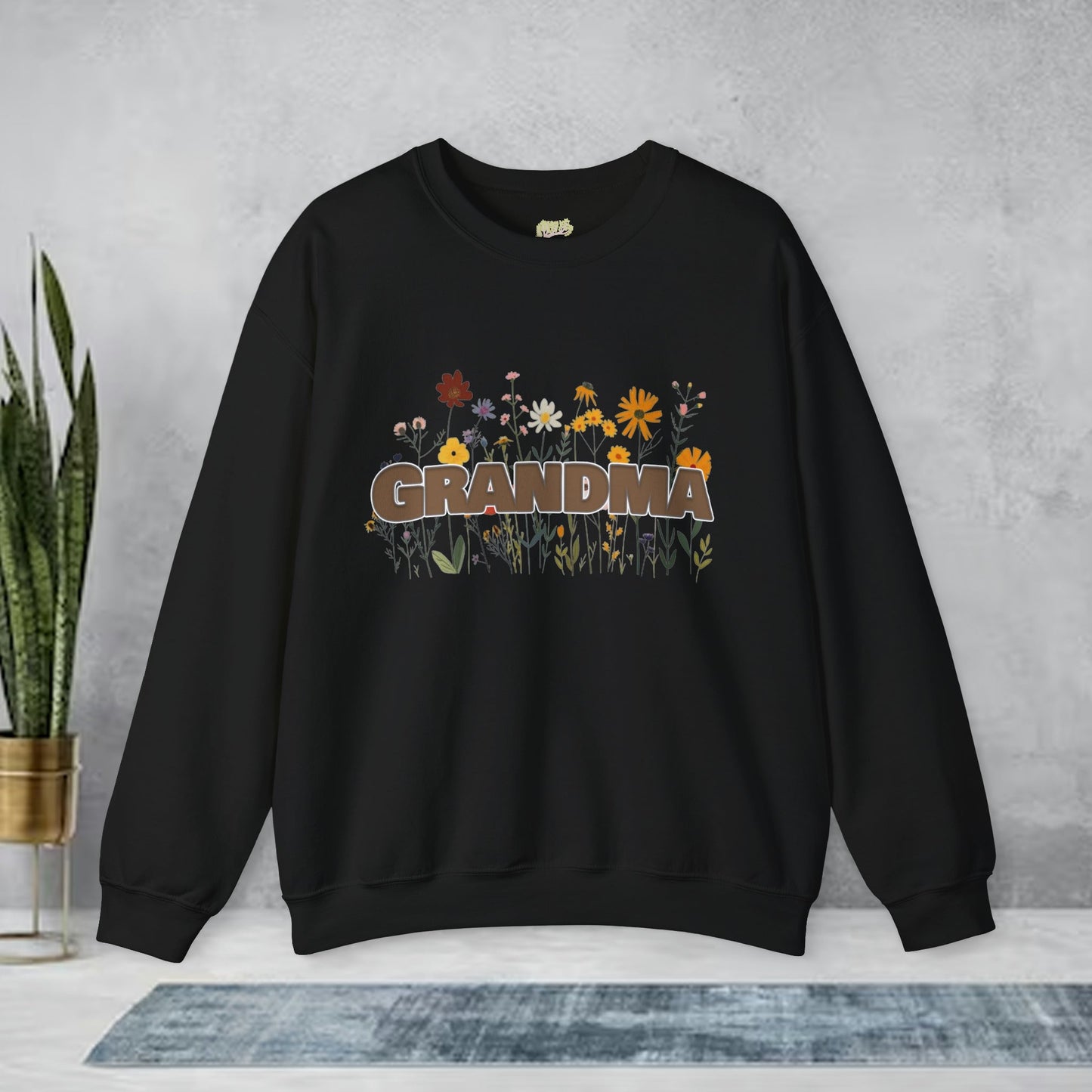 Grandma Wildflower Design Crewneck Sweatshirt | Branch and Stick Branch and Stick