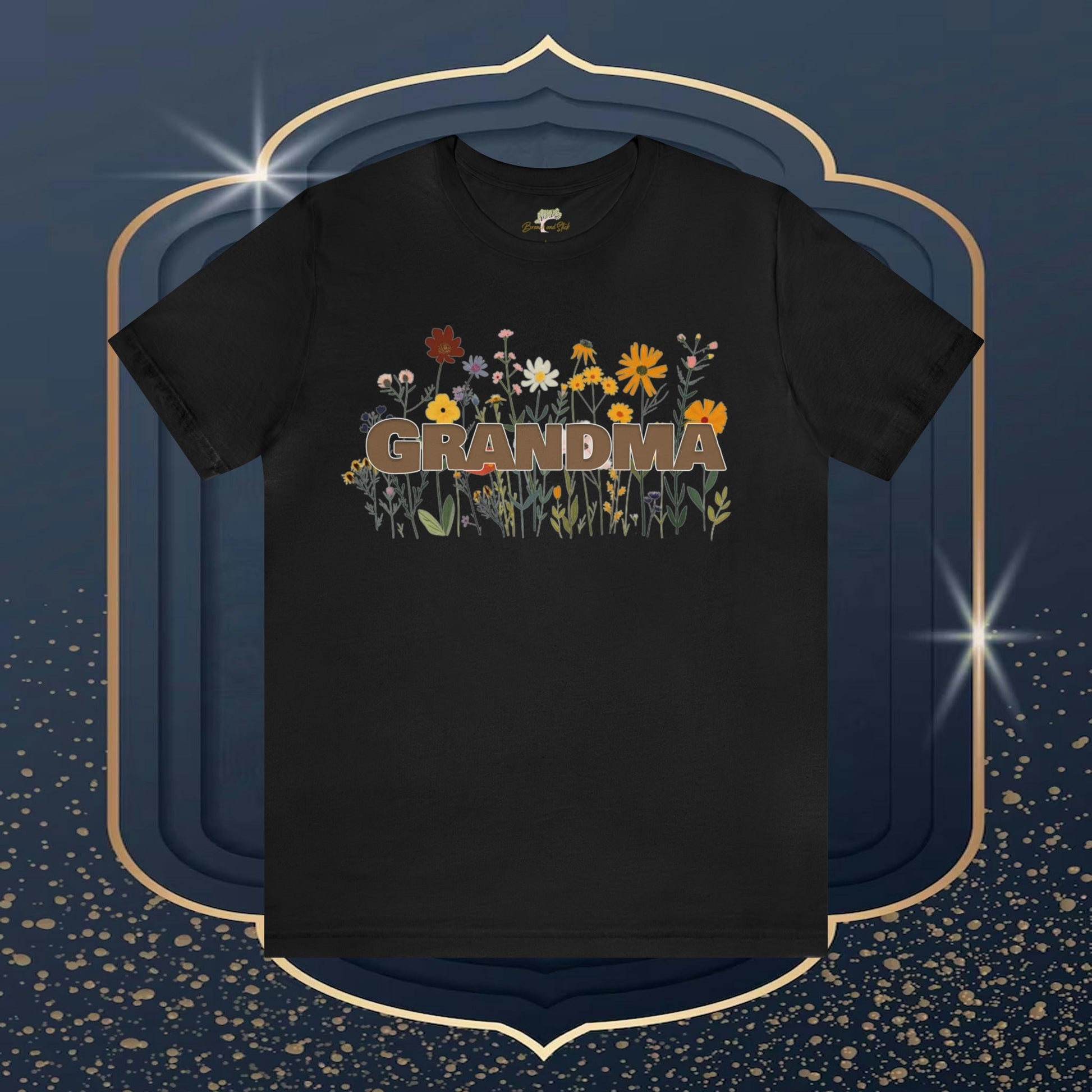 Grandma Wildflower Design T-Shirt | Branch and Stick Branch and Stick