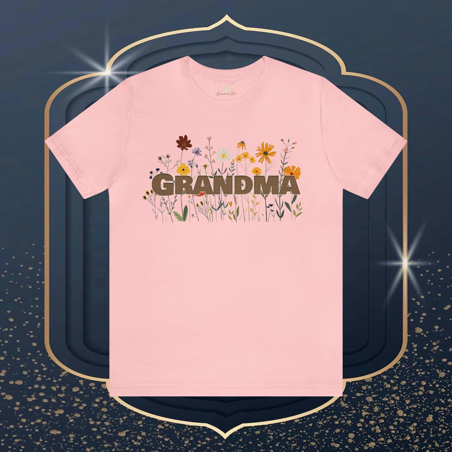 Grandma Wildflower Design T-Shirt | Branch and Stick Branch and Stick