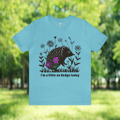 Hedgehog Wildflower Animal Tee | Playful Quirky Style - Branch and Stick Branch and Stick