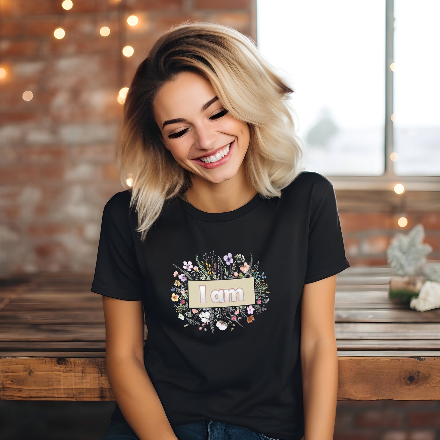 I Am Wildflowers Circle Tee | Empowerment Design - Branch and Stick Branch and Stick