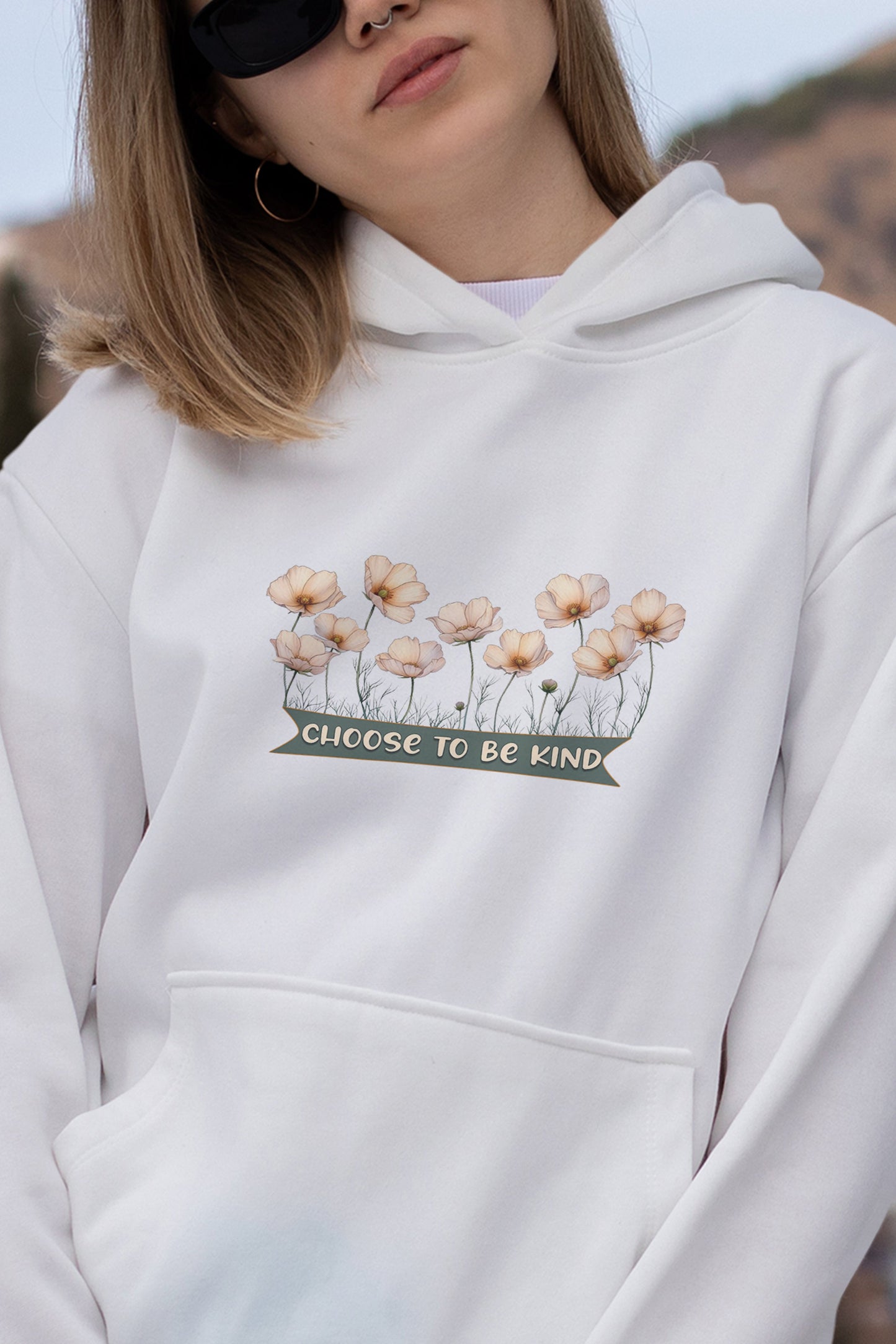 Kindness Empowered Wildflower Hooded Sweatshirt | Branch and Stick Branch and Stick