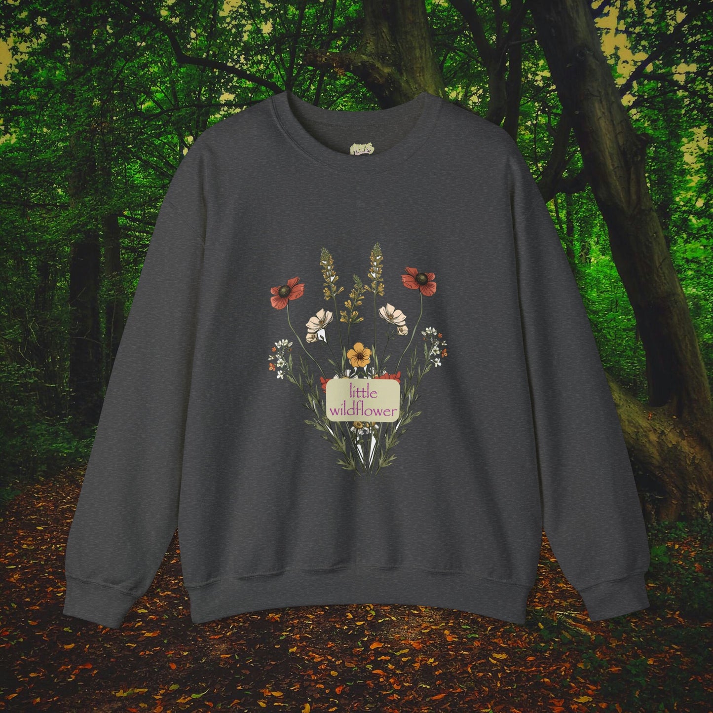 Little Wildflower Design Crewneck Sweatshirt | Branch and Stick Branch and Stick