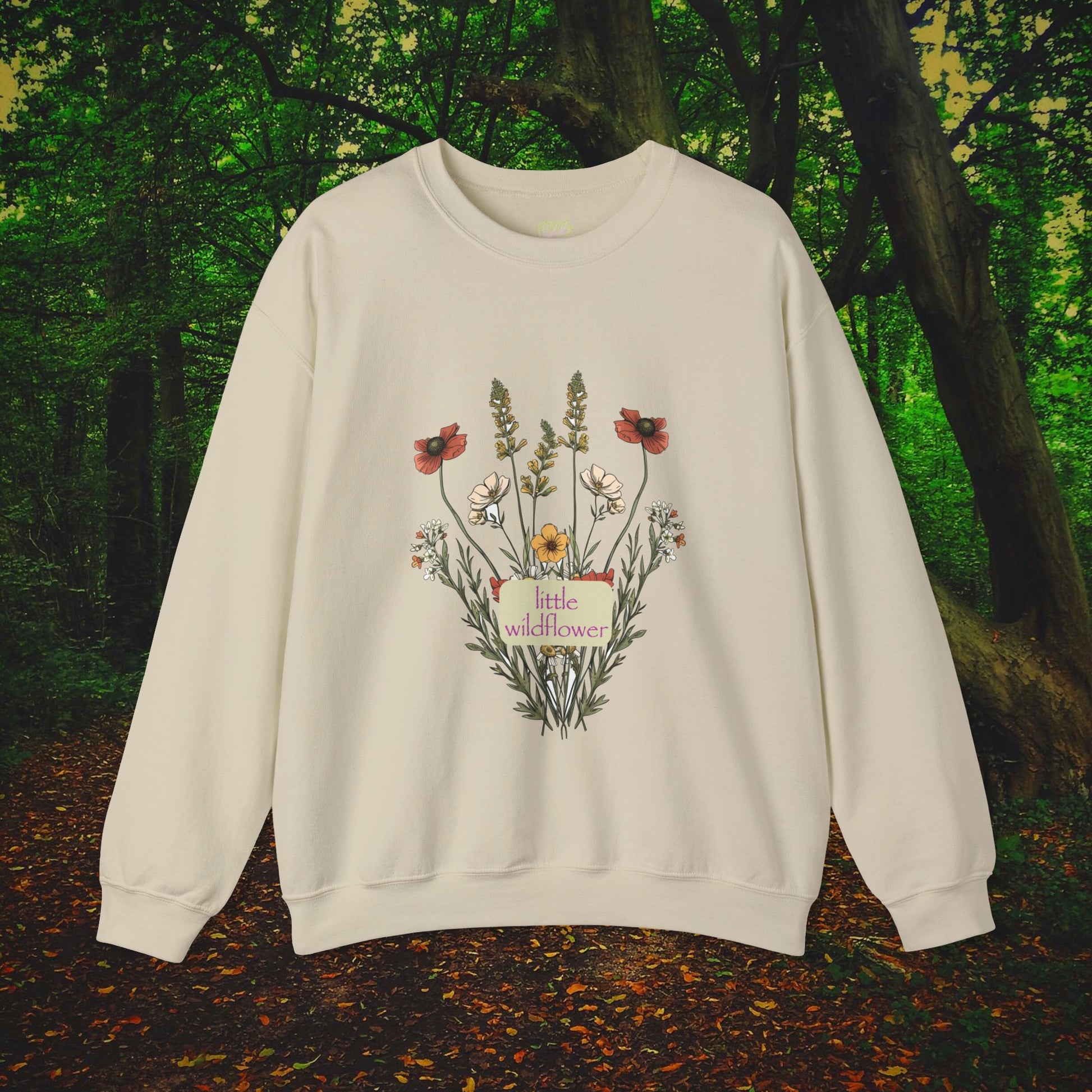 Little Wildflower Design Crewneck Sweatshirt | Branch and Stick Branch and Stick