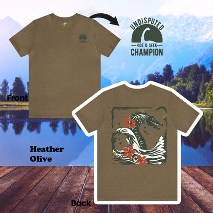 Loch-Ness Hide and Seek Champion 2 Sided Design Tee | Branch and Stick Branch and Stick