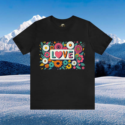 Love Surrounded by Wildflowers Unisex Tee | Branch and Stick Branch and Stick