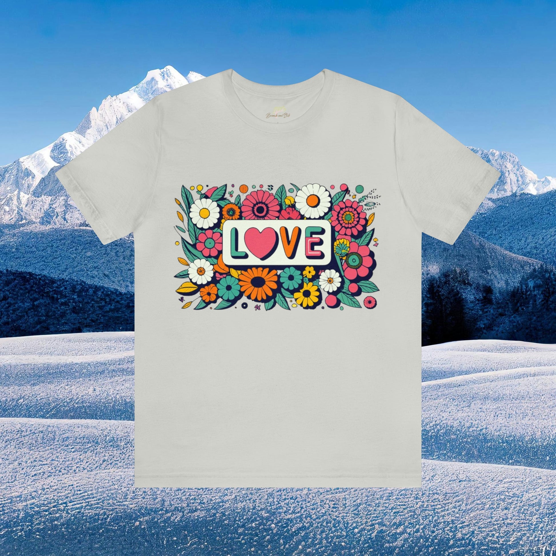 Love Surrounded by Wildflowers Unisex Tee | Branch and Stick Branch and Stick