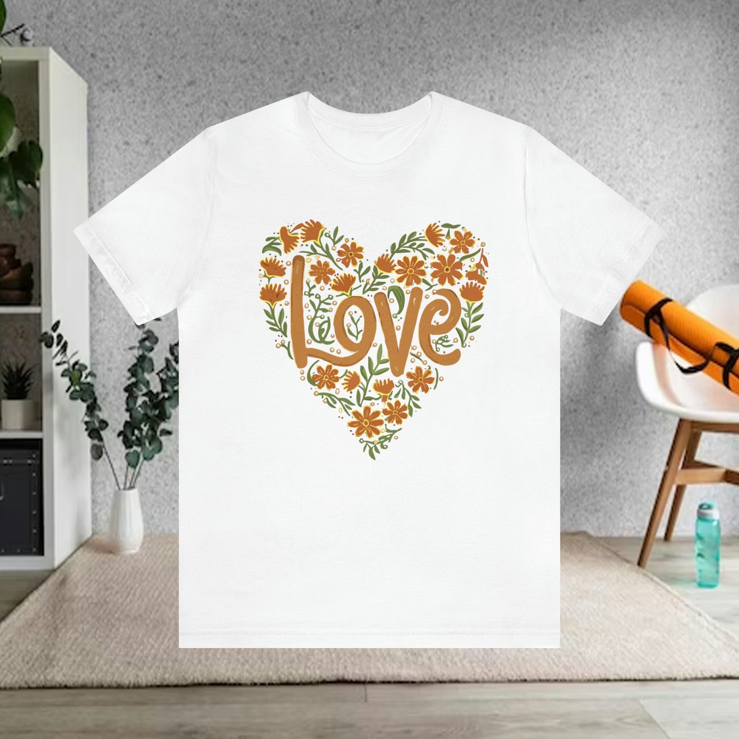 Love Wildflowers Heart Unisex Tee | Branch and Stick Branch and Stick