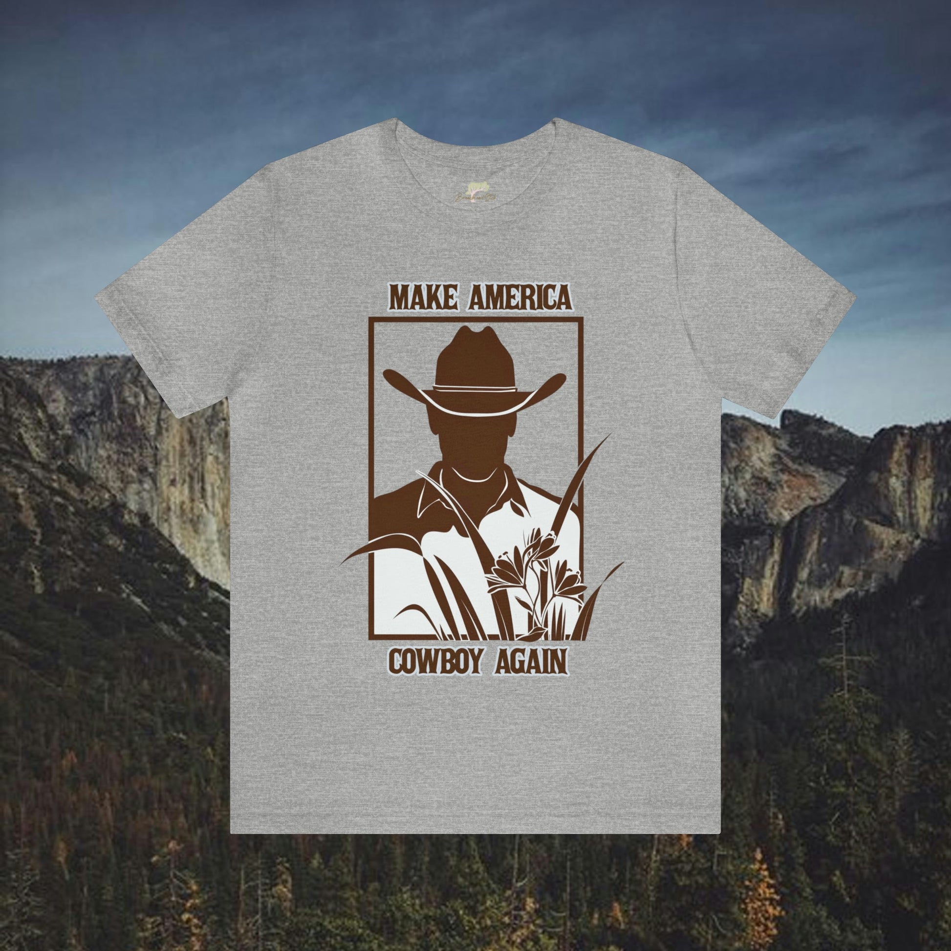 Make America Cowboy Again Silhouette Tee | Branch and Stick Branch and Stick
