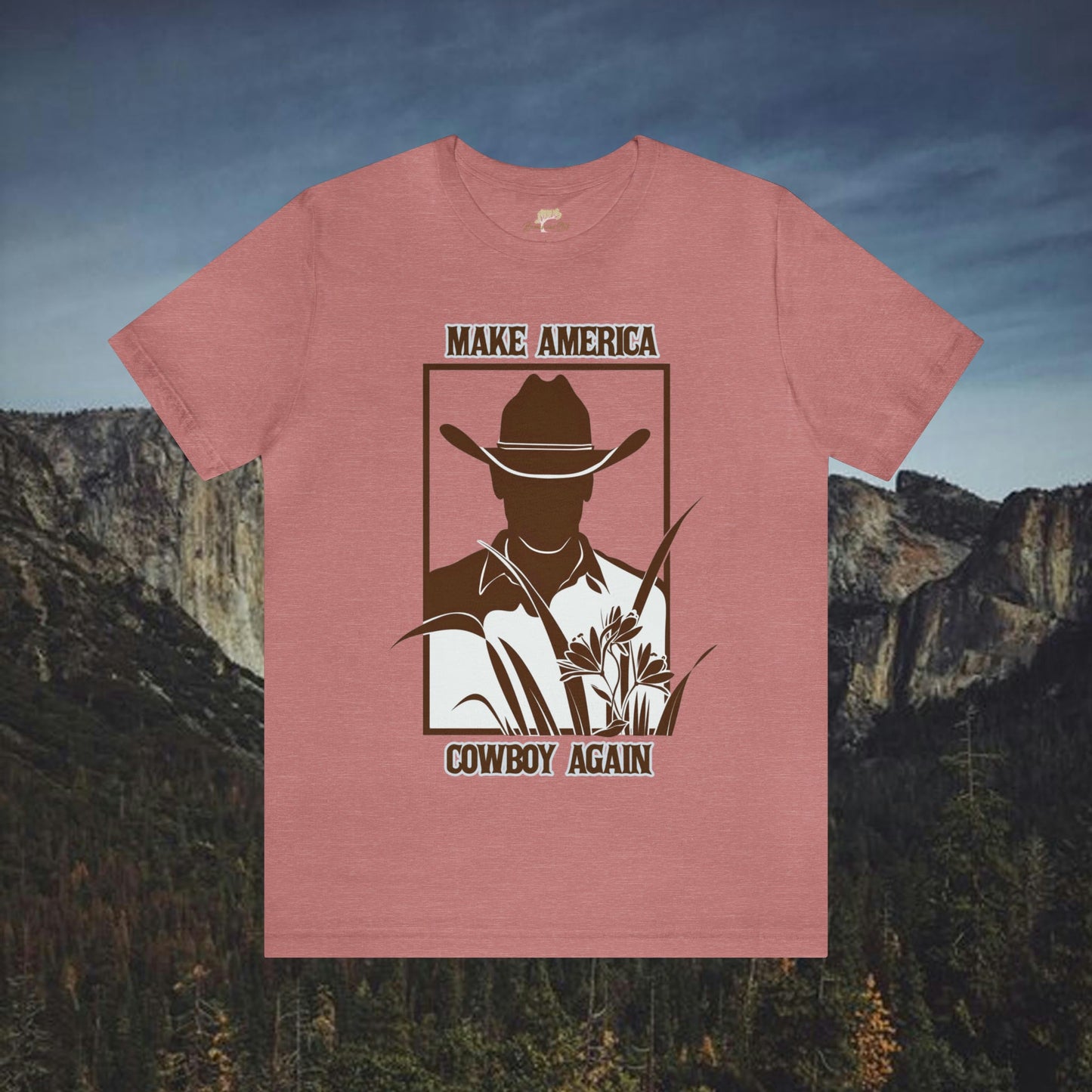 Make America Cowboy Again Silhouette Tee | Branch and Stick Branch and Stick