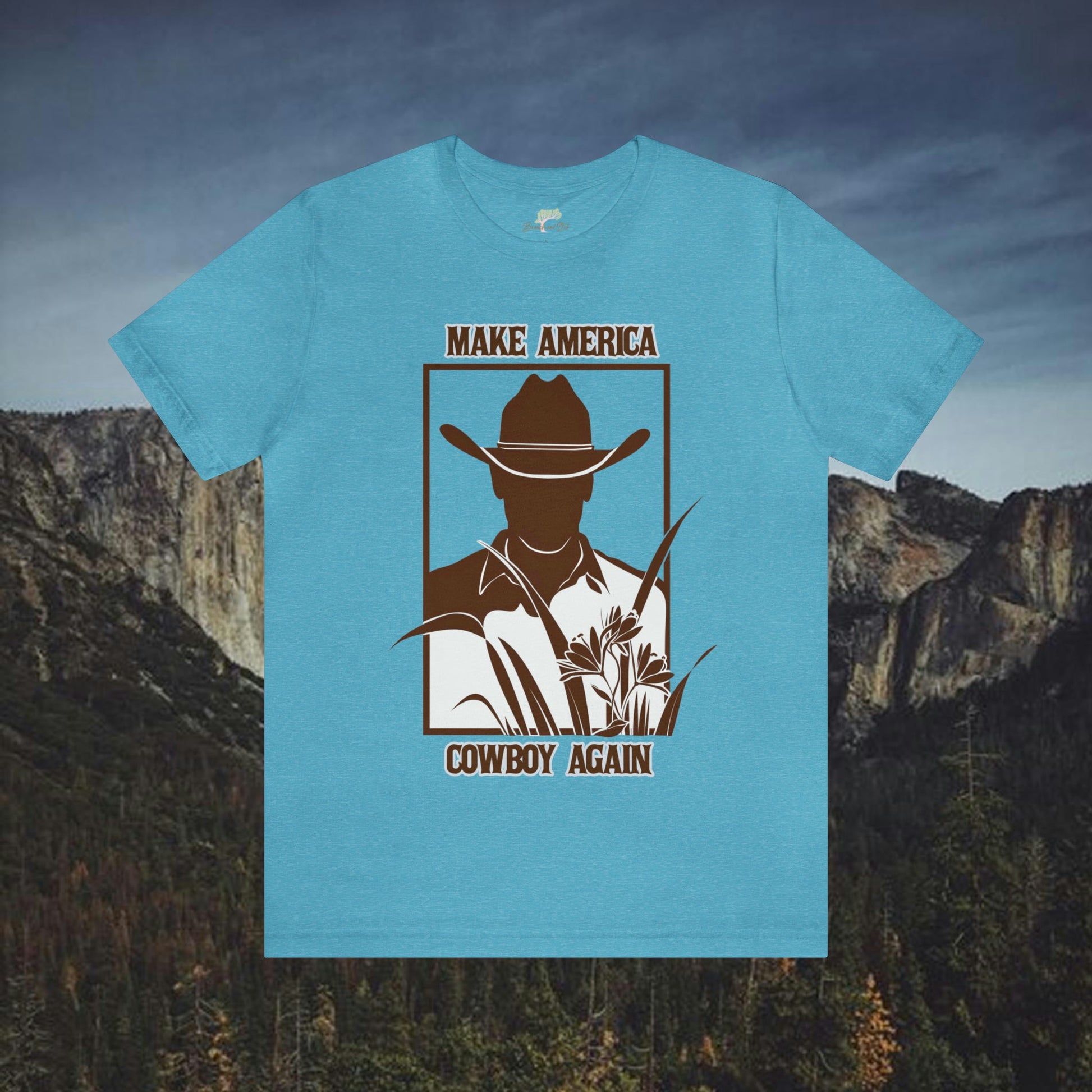 Make America Cowboy Again Silhouette Tee | Branch and Stick Branch and Stick