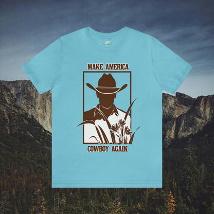 Make America Cowboy Again Silhouette Tee | Branch and Stick Branch and Stick