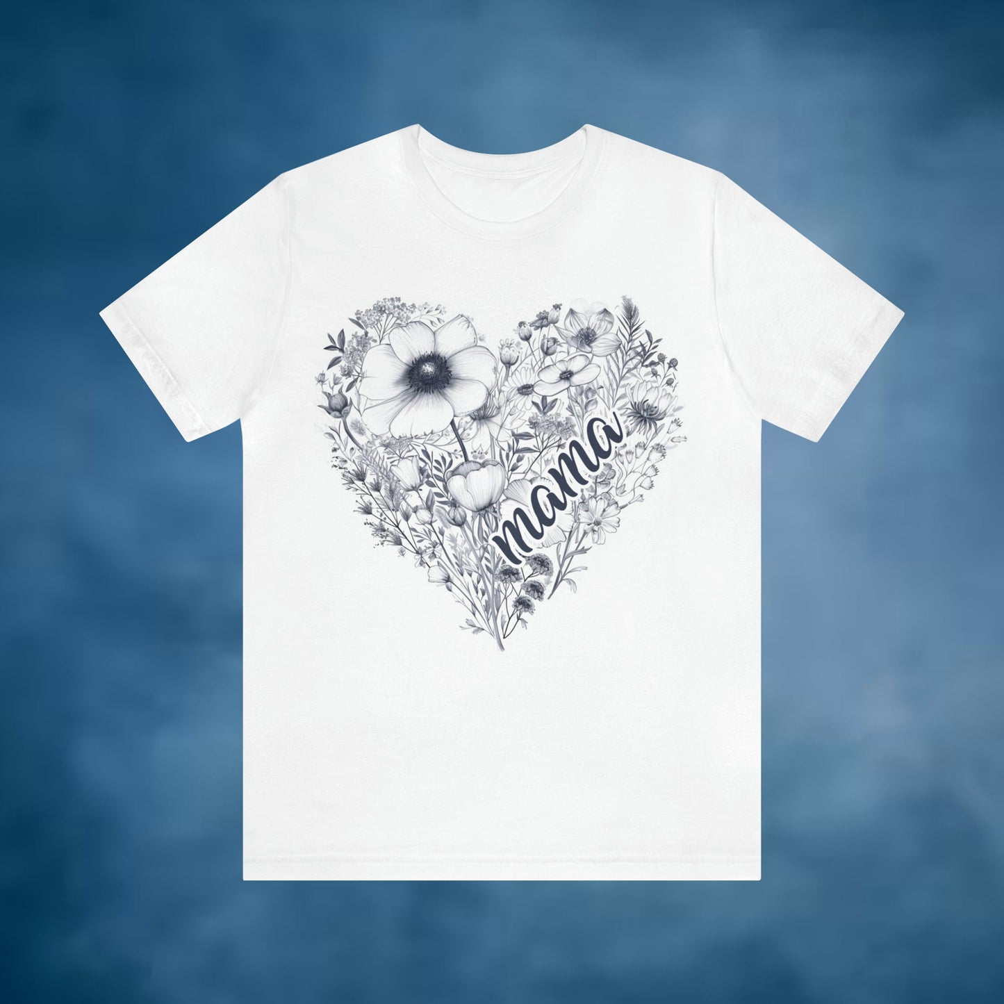 Mama Wildflower Heart Unisex Tee | Branch and Stick Branch and Stick