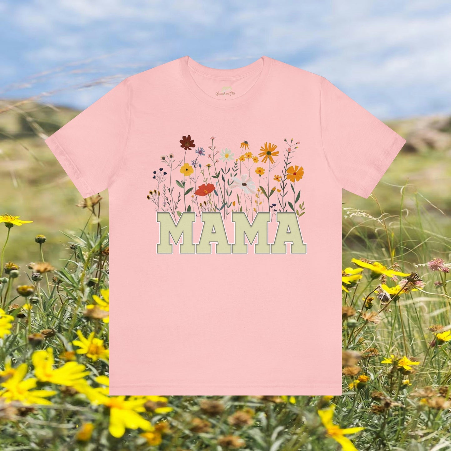 Mama Wildflowers T-Shirt | Branch and Stick Branch and Stick