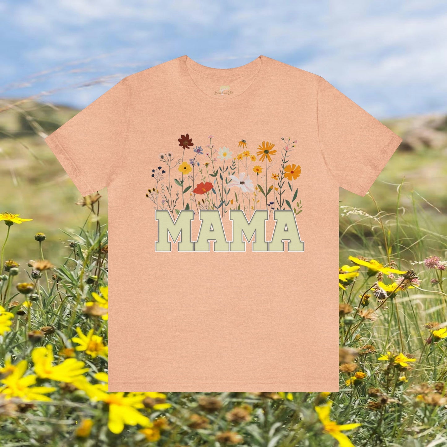 Mama Wildflowers T-Shirt | Branch and Stick Branch and Stick