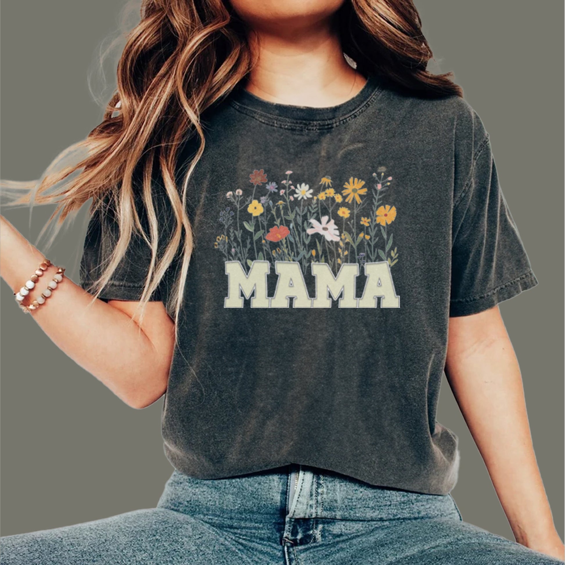 Mama Wildflowers T-Shirt | Branch and Stick Branch and Stick