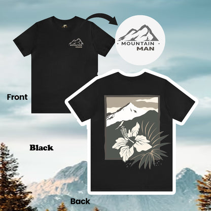 Mountain Men Icon Logo 2-Sided Unisex Tee | Branch and Stick Branch and Stick