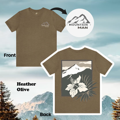 Mountain Men Icon Logo 2-Sided Unisex Tee | Branch and Stick Branch and Stick