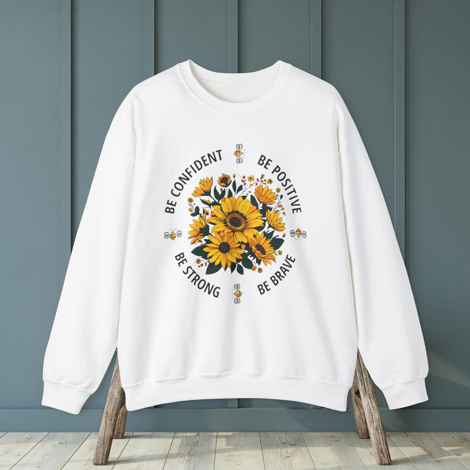 The Mountains with Wildflowers Crewneck Sweatshirt | Branch and Stick Branch and Stick