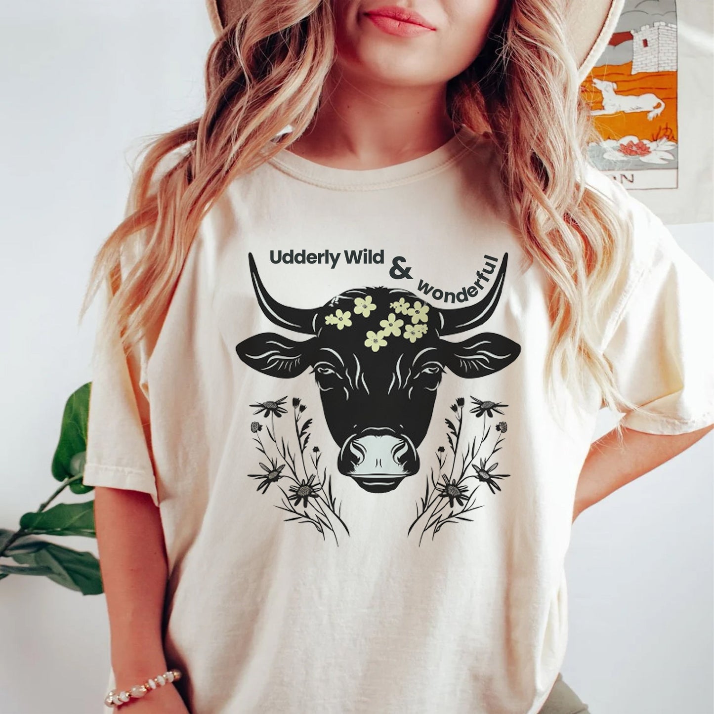 Udderly Wild Cow Wildflower Tee | Branch and Stick Branch and Stick