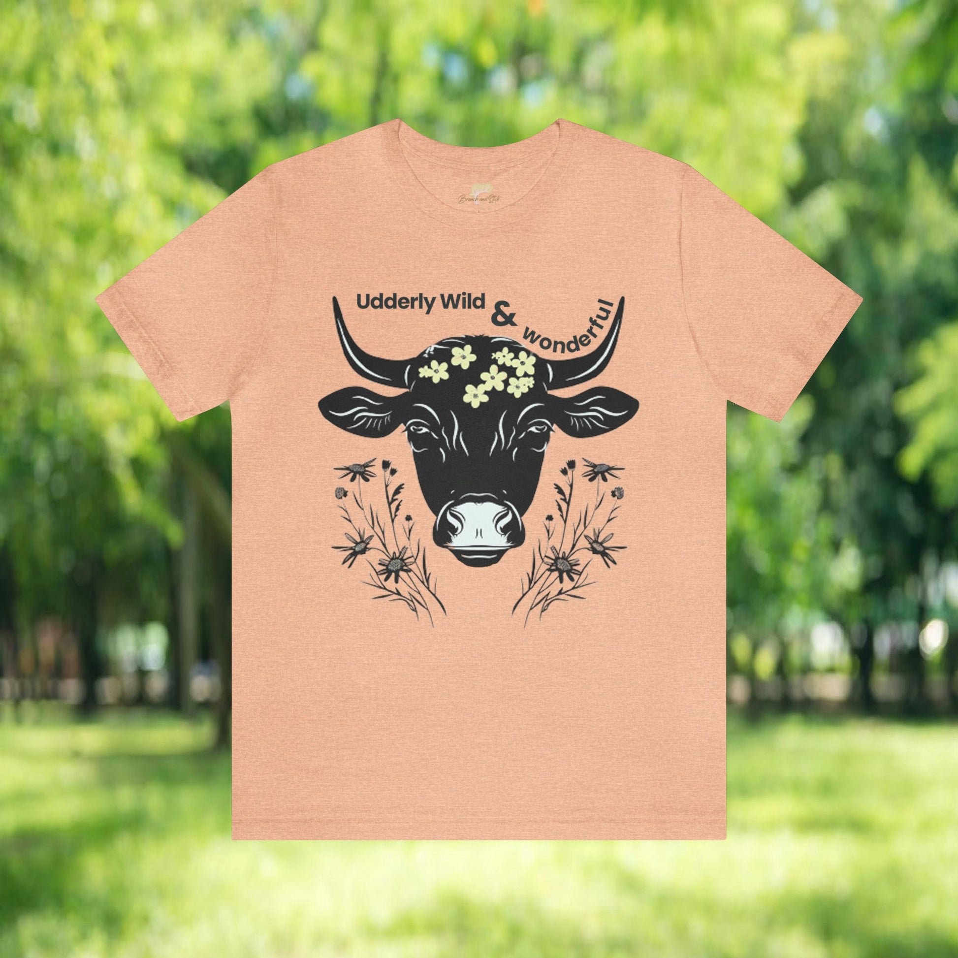 Udderly Wild Cow Wildflower Tee | Branch and Stick Branch and Stick