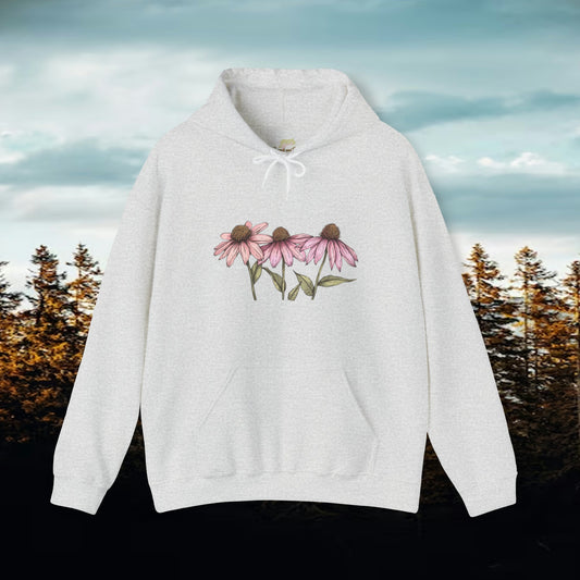 Vibrant Coneflower Trio Crewneck Sweatshirt | Branch and Stick Branch and Stick