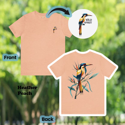 Wild Spirit Tropical Bird 2-Sided Unisex Tee | Branch and Stick Branch and Stick