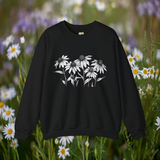 Wildflowers Across Front Crewneck Sweatshirt | Branch and Stick Branch and Stick