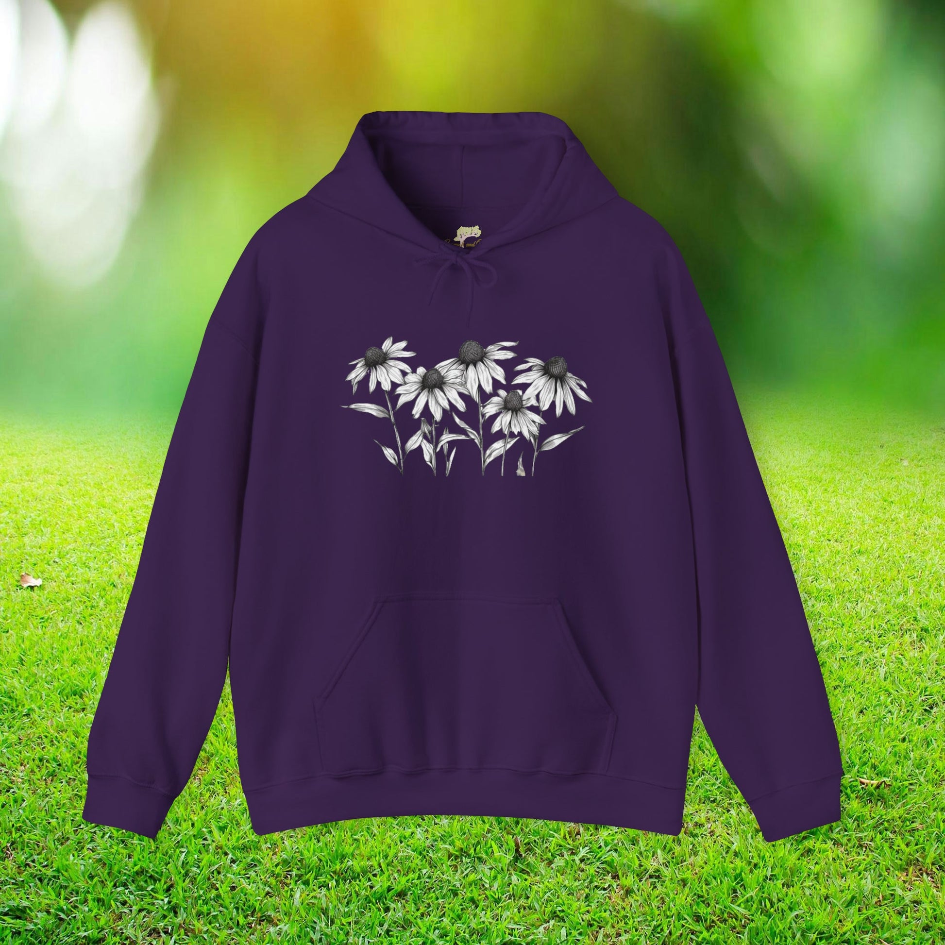 Wildflowers Across Front Hooded Sweatshirt | Branch and Stick Branch and Stick