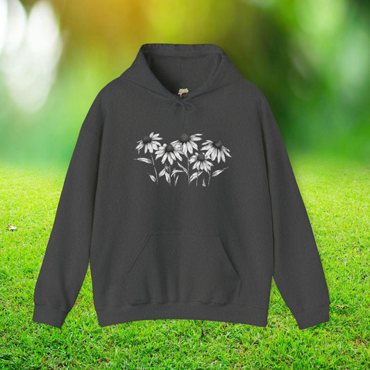 Wildflowers Across Front Hooded Sweatshirt | Branch and Stick Branch and Stick