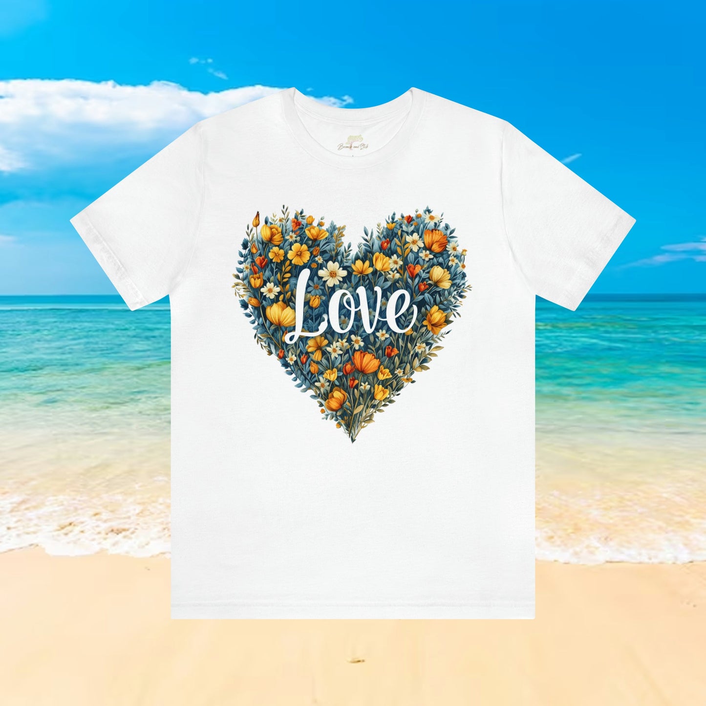 Wildflowers Heart Love Unisex Tee | Branch and Stick Branch and Stick