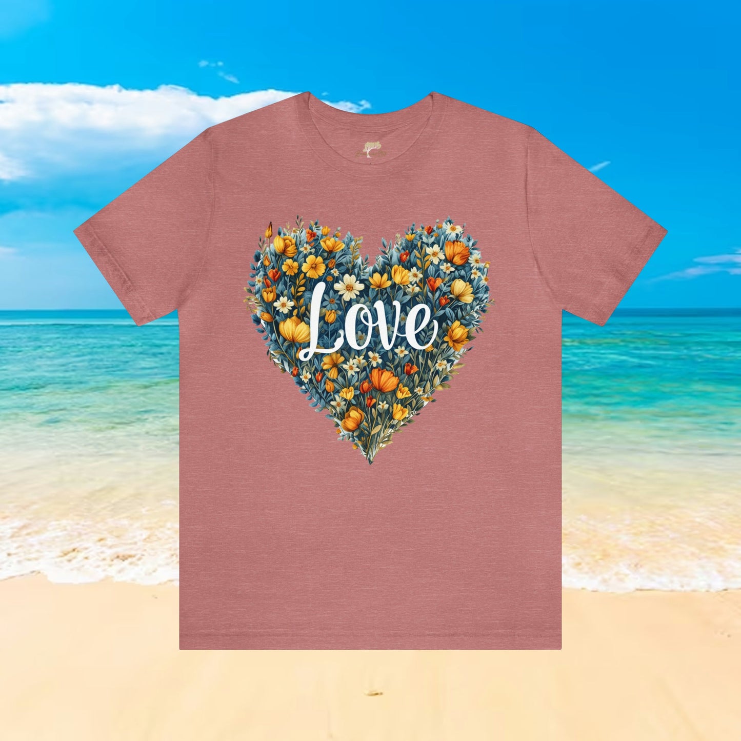 Wildflowers Heart Love Unisex Tee | Branch and Stick Branch and Stick