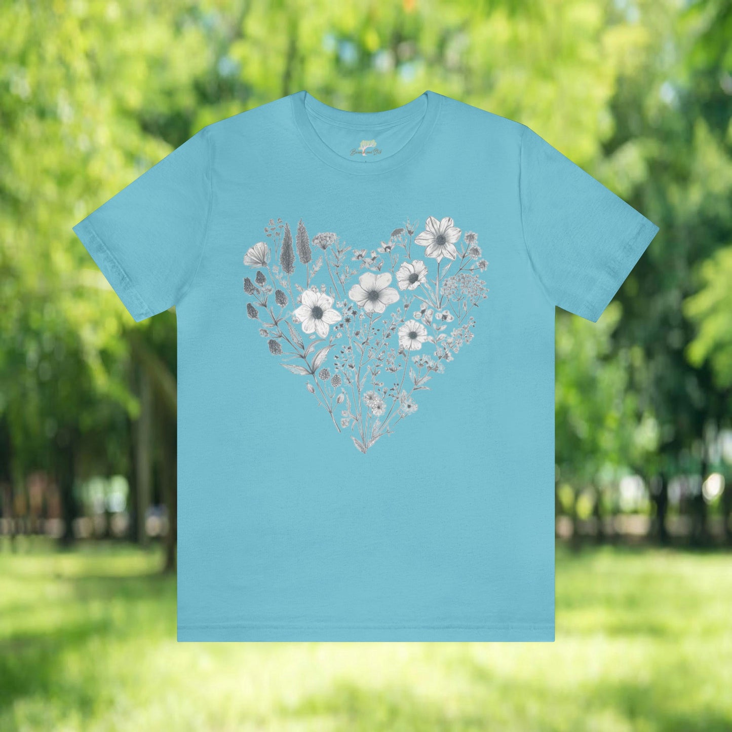 Wildflowers Heart Unisex Tee | Branch and Stick Branch and Stick