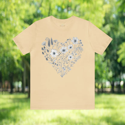 Wildflowers Heart Unisex Tee | Branch and Stick Branch and Stick